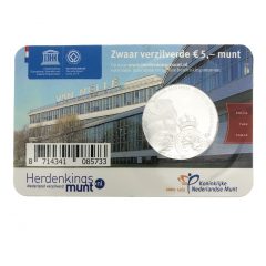 Nederland; 5 euro; 2015; Het Van Nelle Vijfje in Coincard (UNC)