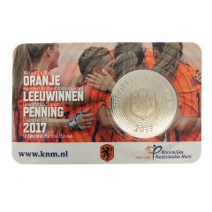 Nederland; Penning; 2017; Oranje Leeuwinnen in Coincard (BU)