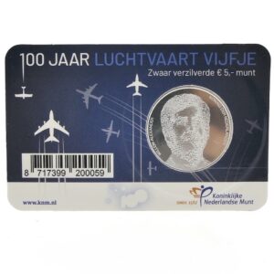Nederland; 5 euro; 2018; Luchtvaart Vijfje (UNC)